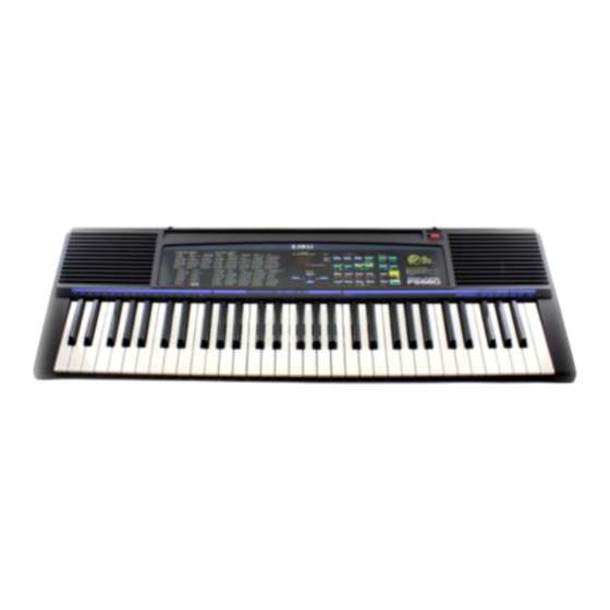 Kawai FS660 Owner's Manual
