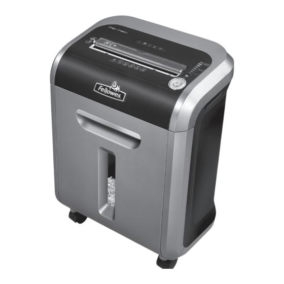 Fellowes PS79Ci Instructions Manual