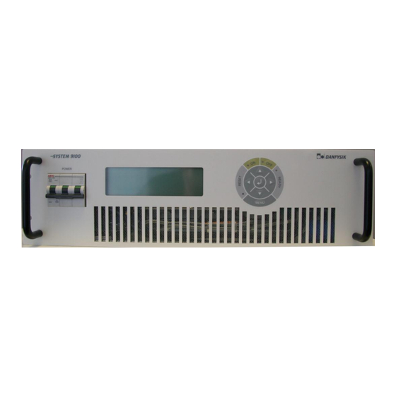Danfysik SYSTEM 9100 User Manual