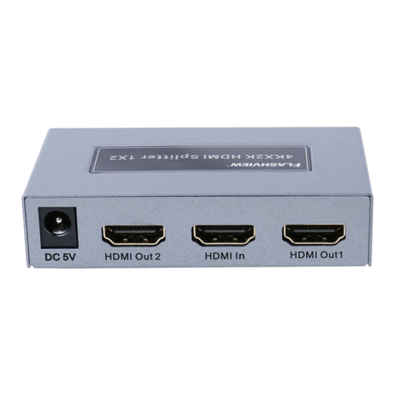 Flashview HDMI-SPL2P3 Quick Start Manual