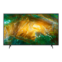 Sony Bravia KD-65X8000H Reference Manual