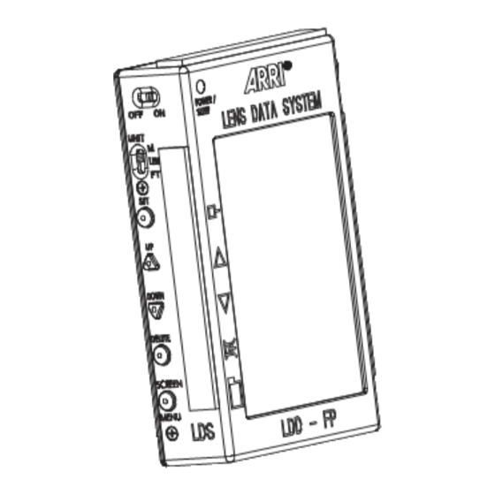 ARRI ALEXA Quick Manual