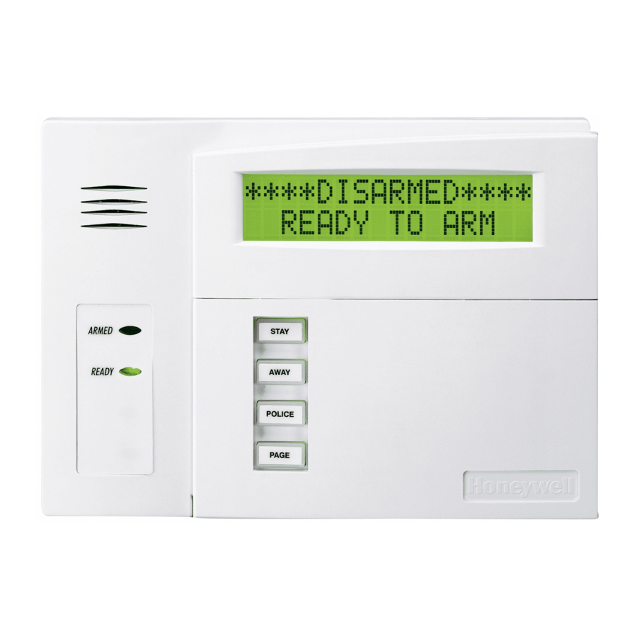 ADEMCO Vista 20P - Security Panel Manual
