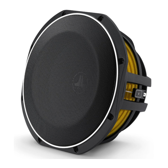 JL Audio 10TW1-4 Owner's Manual