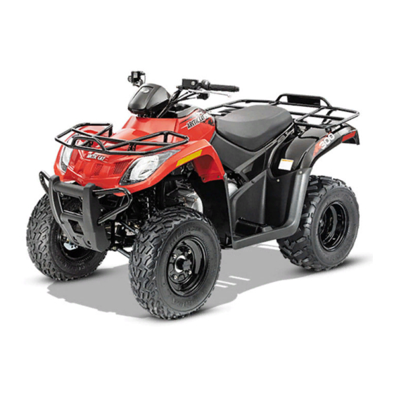 Arctic Cat DVX 300 2014 Service Manual