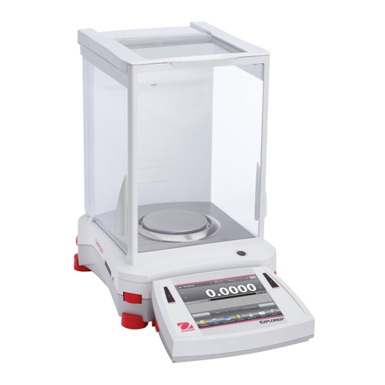 OHAUS Explorer EX124 Instruction Manual