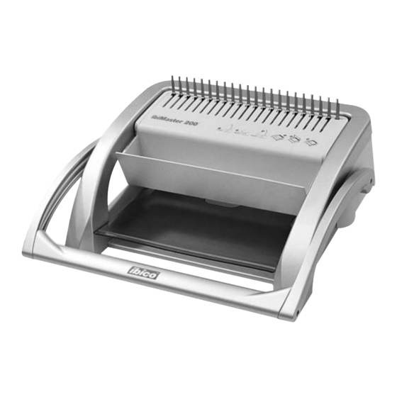 ibico ibiMaster 200 Instruction Manual