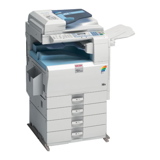 Ricoh AFICIO MP Series Basic Troubleshooting
