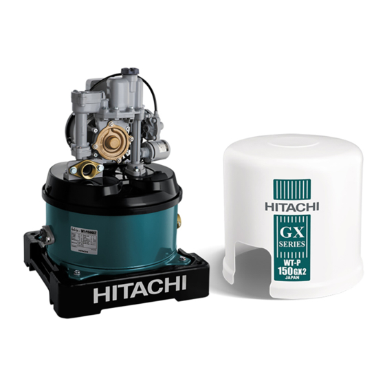 Hitachi WM-P Series Operation Manual