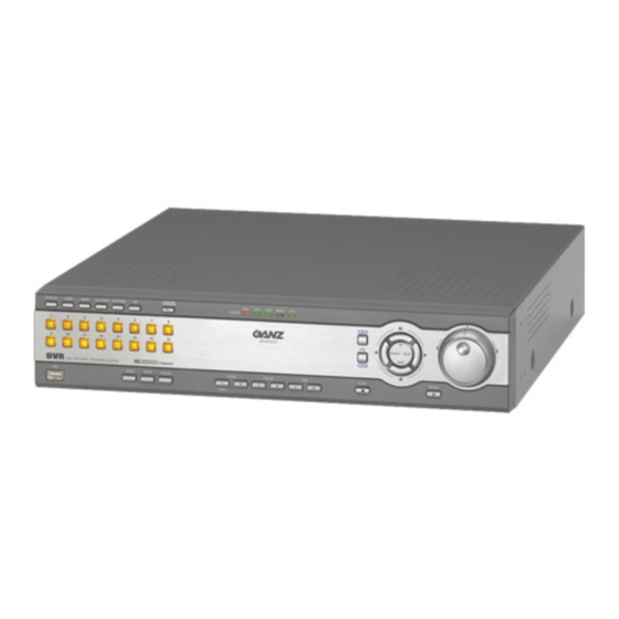Ganz ZR-DH1621NP Quick Manual