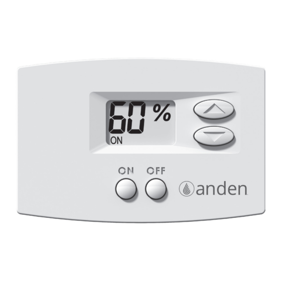 Anden A77 Installation & Operating Instructions Manual