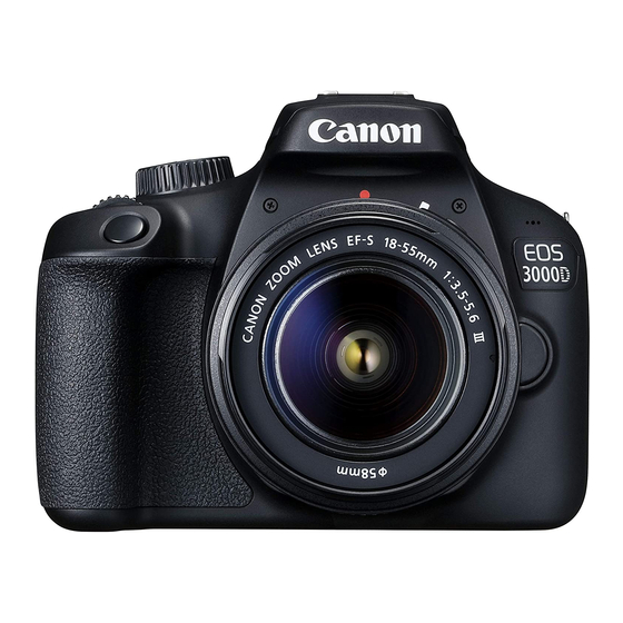 Canon EOS Rebel T100 Quick Reference Manual
