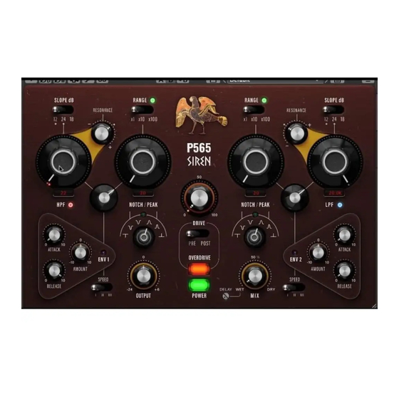 Siren P565 User Manual