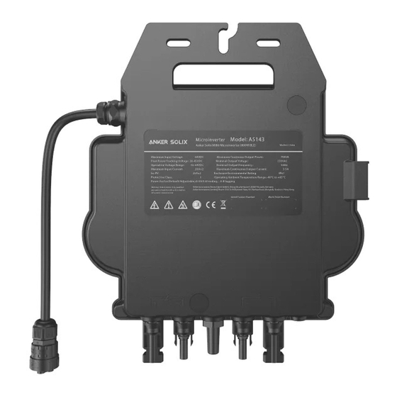 Anker SOLIX MI80 Commissioning Manuallines