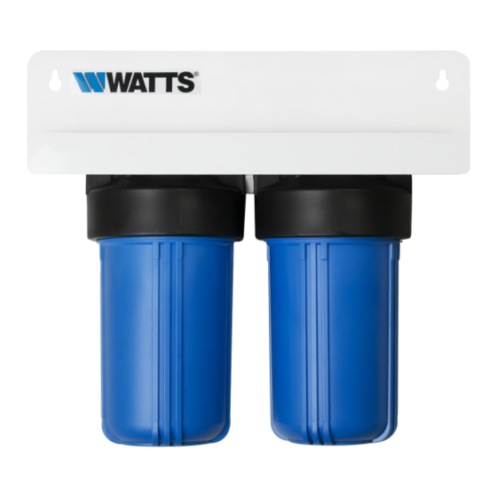 Watts HYDROGUARD HG210 Filtration System Manuals