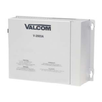 Valcom V-2003A User Manual