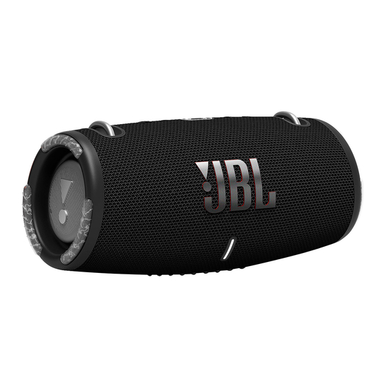 Harman JBL XTREME3 Quick Start Manual