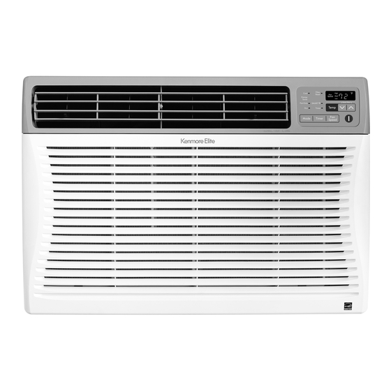 Kenmore 75101 - 10,000 BTU Single Room Air Conditioner Owner's Manual