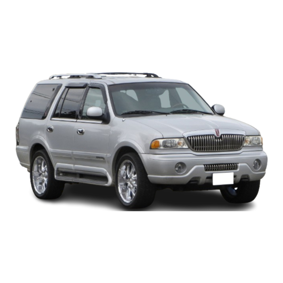 Lincoln Town Car 1998 Owner's Manual
