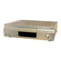 Sony SCD-XA9000ES - Es Super Audio Cd Player Service Manual