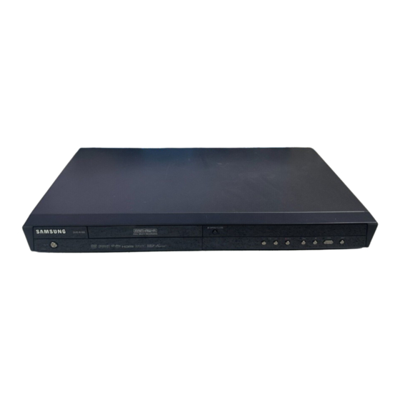 Samsung DVD-R160 Instruction Manual