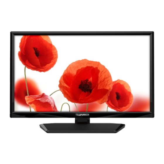 User Manuals: Telefunken TF-LED24S29T2 LCD TV