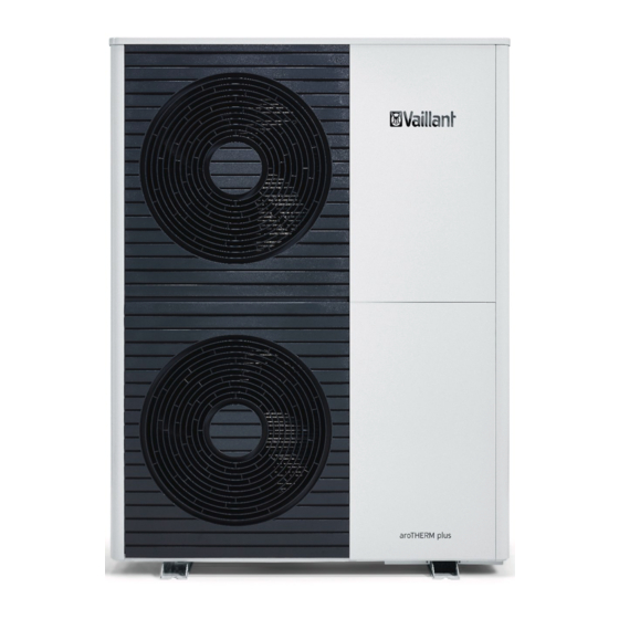 Vaillant aroTHERM plus VWL 105/6 A 230V S2 Operating Instructions Manual