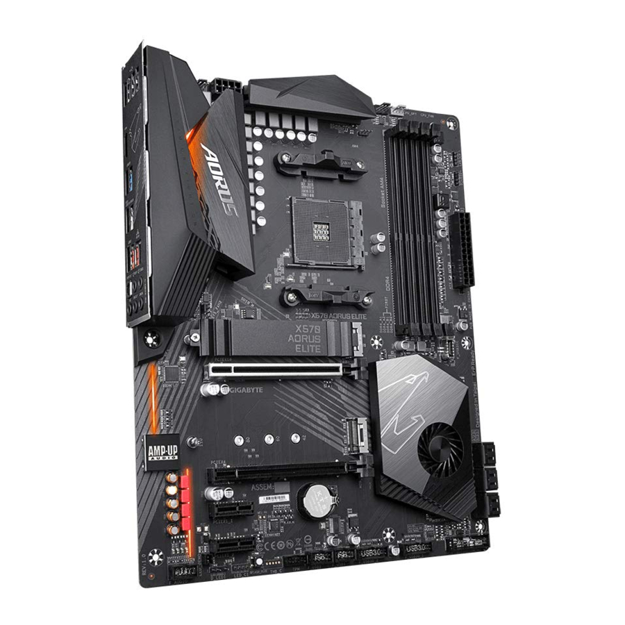 Gigabyte X570 AORUS ELITE WIFI - AM4 ATX Motherboard Manual
