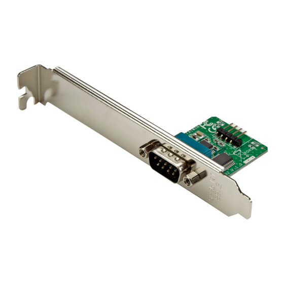 StarTech.com ICUSB232INT1 Instruction Manual