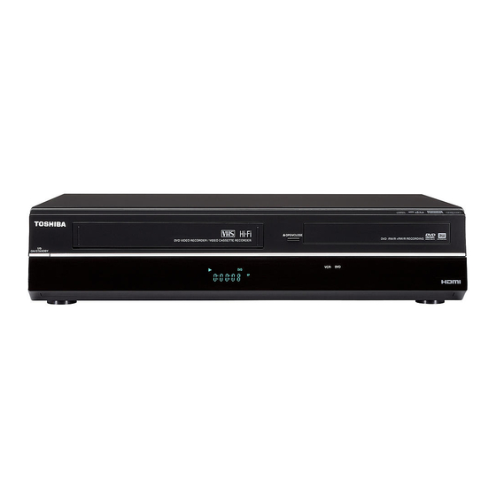 Toshiba DVR620 - DVDr/ VCR Combo Manuals