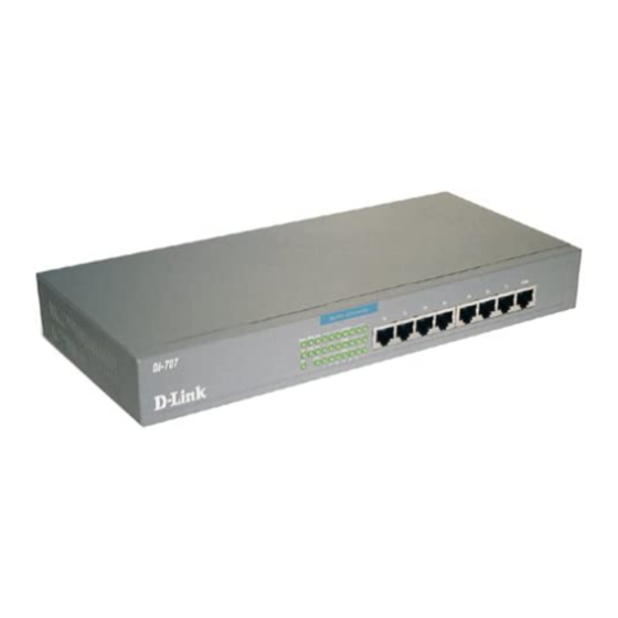 D-Link DI-707 Quick Installation Manual