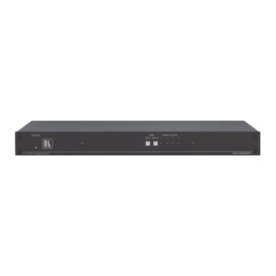 Kramer VM-4HDCPXL Quick Start Manual