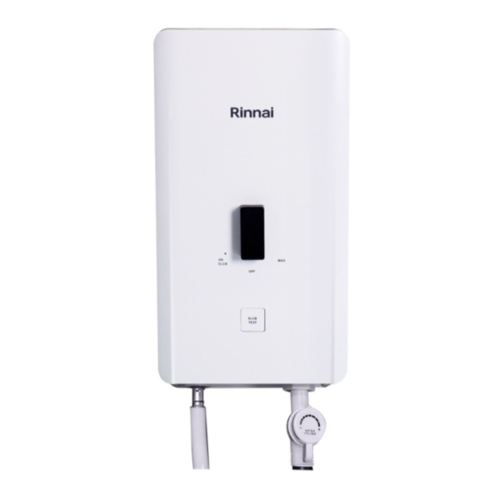 Rinnai mini 350 Instructions For Use And Installation