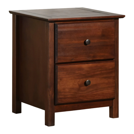 Grain Wood Furniture SH040111 Assembly Instructions Manual