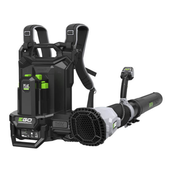 Ego Power+ LBP8000E Manual