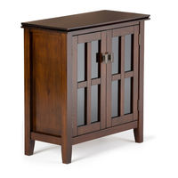 Simpli Home WyndenHall Brooklyn + Max AXCRART14-RUS Manual