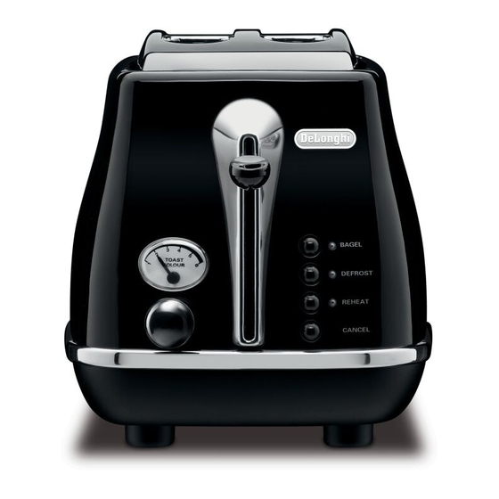 DeLonghi TOASTER Instructions For Use Manual