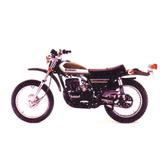 Suzuki TM400 1974 Service Manual