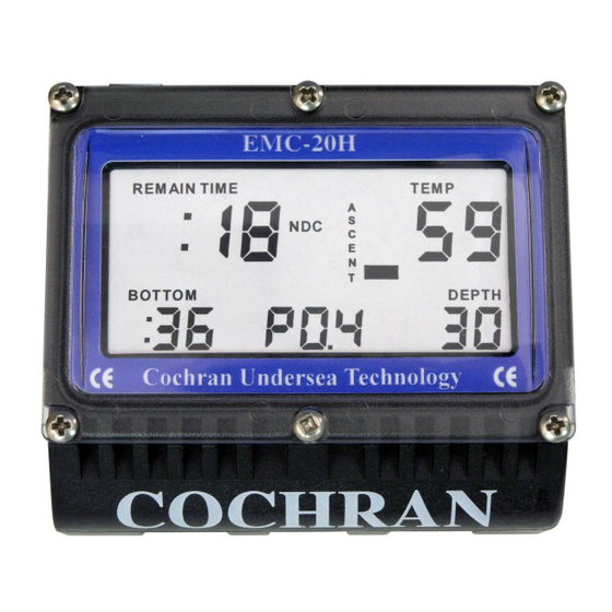 Cochran COMMANDER Owner's Manual