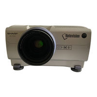 Sharp Notevision XG-P10XU Operation Manual