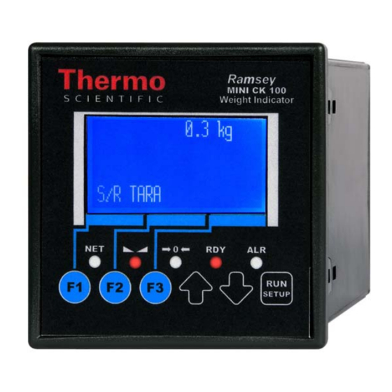 Thermo Scientific Ramsey MINI CK100 Operating And Service Manual