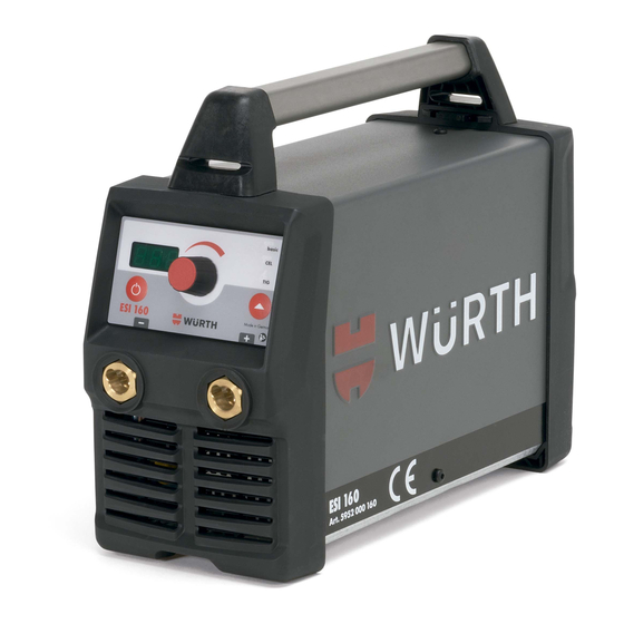 Würth ESI 160 Manuals