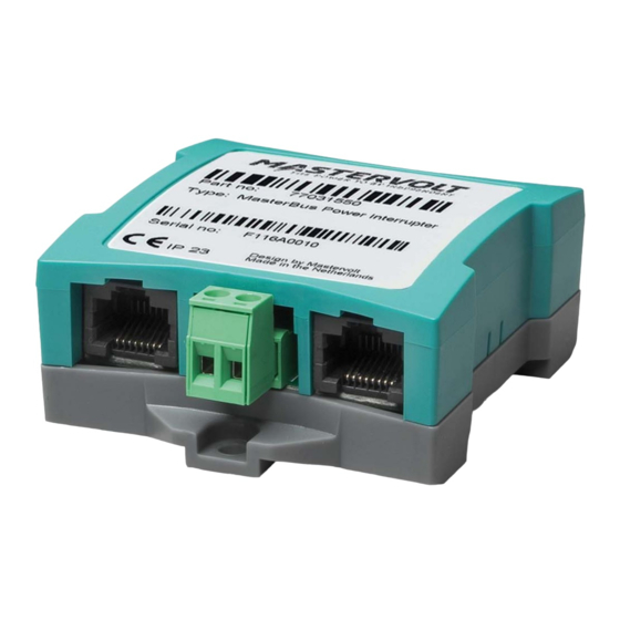 Mastervolt MasterBus Power Interrupter User Manual