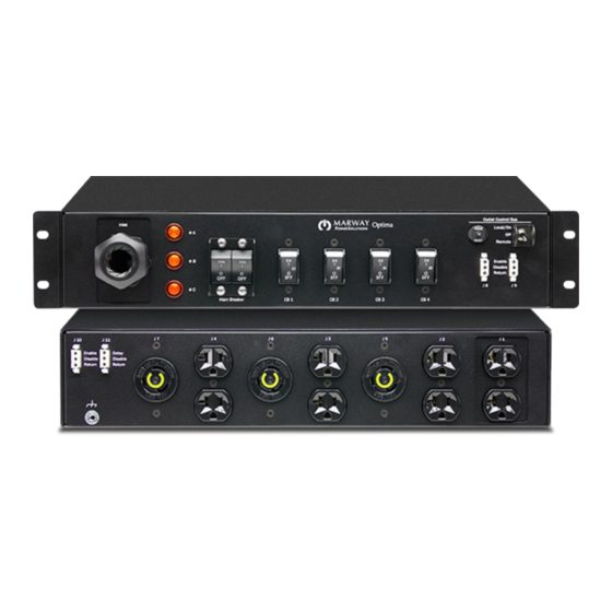 Marway Optima 532 Series Operating Manual And Reference
