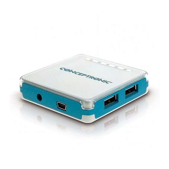 Conceptronic C4USB2BL Quick Start Manual