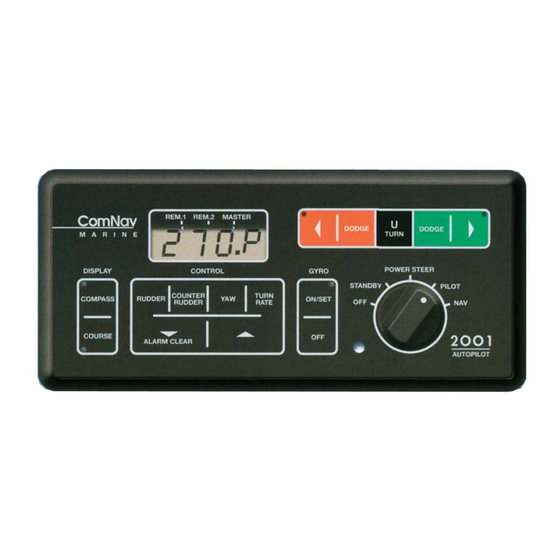 ComNav 2001 Installation And Operation Manual