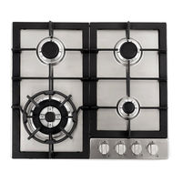 Ancona Gas cooktop User's Manual & Installation Instructions
