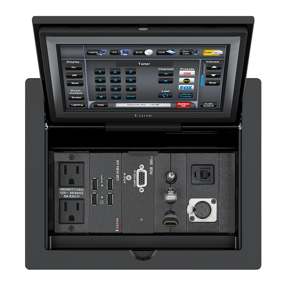 Extron electronics TouchLink TLP 710CV Setup Manual