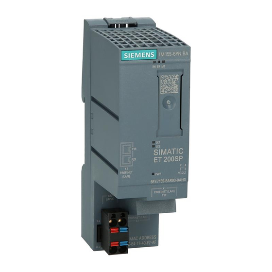 Siemens SIMATIC  ET 200SP HA Manual