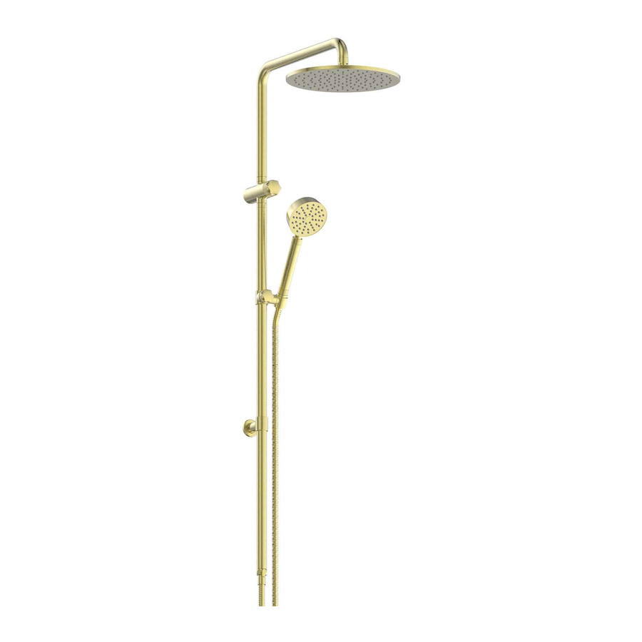 GREENS TEXTURA TWIN RAIL SHOWER Installation Instructions